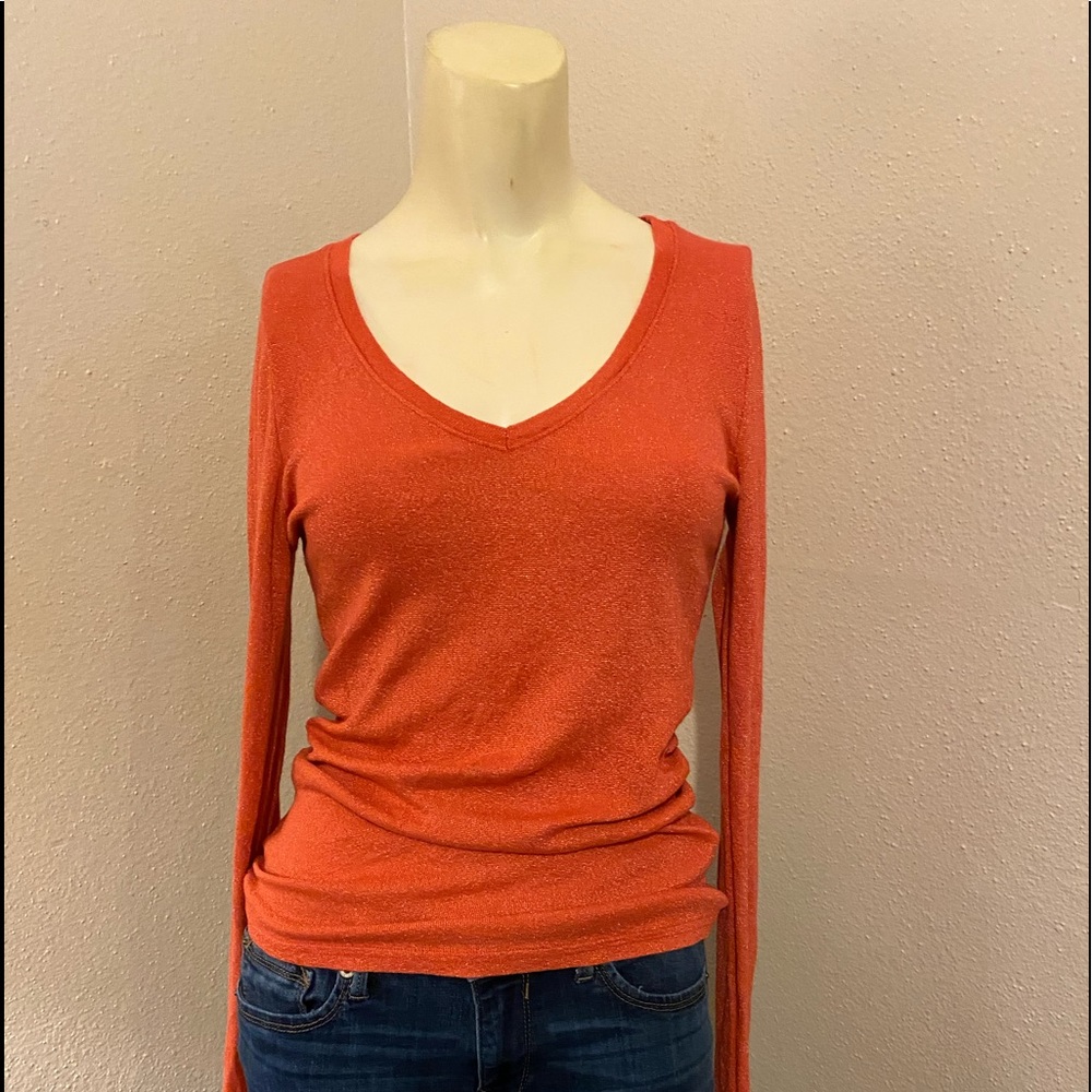 3 for 10 🍁Gorgeous orange long sleeve shirt